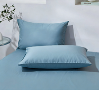 Ensemble de literie en coton 100% certifié Oeko-Tex, blanc, doux et respirant, pour la maison et l'hôtel