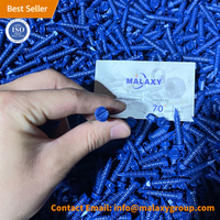 Sekrup Beton MALAXY Tapcon, Baut Beton dengan Kepala Washer Hex 1/4, Sekrup Beton Tapcon