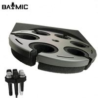 Support de microphone portable professionnel ODM 6-en-1 en métal carré avec microphone-casque filaire à directivité cardioïde