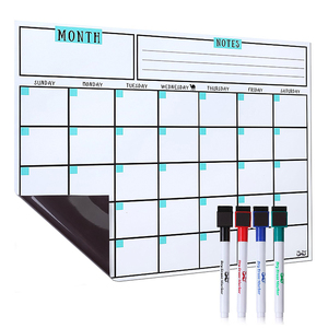 Hot Sale Custom Rubber Magnets Magnetic Dry Erase Calendar with Shape Design for Fridge <b>Planner</b> - Product Image 6