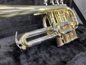 Sinomusik alta calidad Amarillo latón Piccolos <span class=keywords><strong>trompeta</strong></span> Brasswind instrumento musical con estuche logotipo personalizado hecho en China - Product Image 4