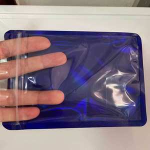 Emballage en plastique Pvc petit gros couleur holographique nouveau sac à fermeture éclair transparent givré personnalisé pour animaux de compagnie pour pochette à bijoux - Product Image 6