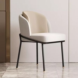 Chaises de <span class=keywords><strong>Salle</strong></span> à <span class=keywords><strong>Manger</strong></span> Modernes en <span class=keywords><strong>Tissu</strong></span> de Luxe avec Pieds en Métal pour la Maison et le Salon - Product Image 3