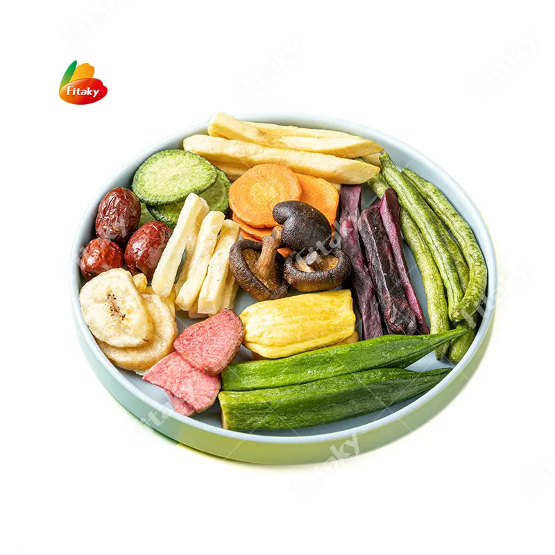 VF 야채 모듬 말린 혼합 야채와 과일 칩 진공 튀김 야채 칩