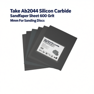 Hoja de papel de lija de carburo de silicio Ttake Ab3044, grano 600, 230x280 mm, para discos de lijado - Product Image 2
