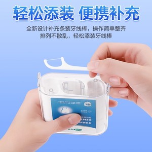 Dispensador automático de hilo dental Kofu, 88 piezas por caja, para cuidado bucal - Product Image 5