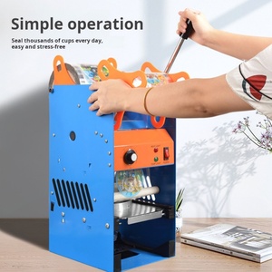 Semi-Automatic Electric Drive Gear Engine Bearing Heat Sealing Vacuum Fill Beverage Foil Paper Pouch Film <b>Machine</b> Milk <b>Tea</b> Bags - Product Image 5