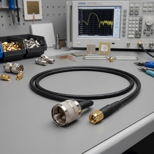 <span class=keywords><strong>Cable</strong></span> <span class=keywords><strong>Coaxial</strong></span> de Baja Pérdida de 50 Ohmios de Fábrica, Conector UHF PL259 Macho a SMA Macho, RG58 RG316 LMR200 RG240 para Antena - Product Image 3