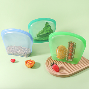 <span class=keywords><strong>Sac</strong></span> de conservation alimentaire <span class=keywords><strong>en</strong></span> <span class=keywords><strong>silicone</strong></span> réutilisable de 3500 ml, best-seller, non toxique, fond pliable, ouverture plus large, <span class=keywords><strong>sac</strong></span> de conservation au congélateur - Product Image 1