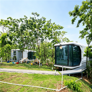 Casa Contenedor Modular Portátil Tipo <span class=keywords><strong>Cabaña</strong></span> Apple para Exteriores con Aislamiento Acústico de Alto Rendimiento - Product Image 1