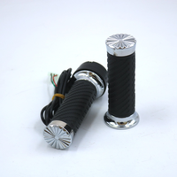 Poignée de gaz pour vélo électrique, accélérateur de torsion standard pour vélo électrique, câble de 1.5m, 24V/36V/48V/60V/72V/84V