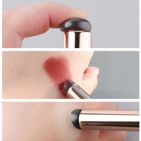 BQAN Multifonctionnel Doux Rond Silicone Correcteur Brosse De Maquillage Outil De Manucure Mini Tampon À Ongles Brosse À Ongles Pour Salon De Manucure