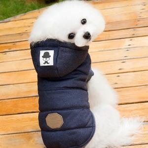 Logo personnalisé de haute qualité automne hiver manteau pour <span class=keywords><strong>chien</strong></span> avec sweats à capuche style <span class=keywords><strong>moustache</strong></span> mignon fabricant de vêtements pour animaux de compagnie en gros veste pour <span class=keywords><strong>chien</strong></span> - Product Image 3