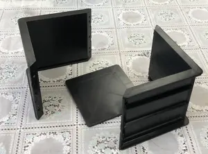 Giao hàng nhanh vữa bê tông thử nghiệm Cube khuôn mẫu cho bán 150 mét có thể tháo rời bê tông nhựa Cube thử nghiệm khuôn mẫu