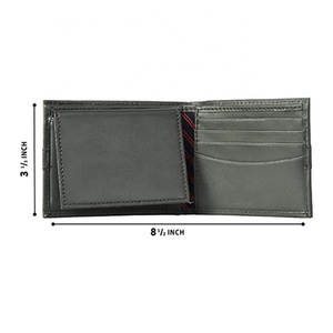 Custom Bifold Engraved <b>Wallet</b> <b>RFID</b> <b>Blocking</b> Full Grain Leather <b>Wallet</b> Genuine Leather Card Holder for Man - Product Image 5
