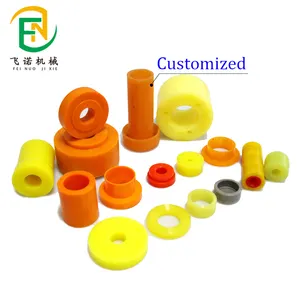 Pu Coated Bearing Nylon Pulley Rubber Omnidirectional Wheel Silicone Roller Customized Unpowered Polyurethane Roller Roller