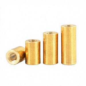 Brass Polished Fully Threaded Metric Round <b>Nut</b> for Automotive Industry - Product Image 3