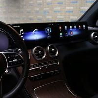Reproductor de DVD para Coche con GPS, Navegación, Radio Android y Pantalla Doble Interactiva Carplay para Mercedes Benz Clase C GLC W205 2015-2022