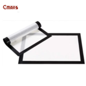 <span class=keywords><strong>Tapis</strong></span> de cuisson en <span class=keywords><strong>silicone</strong></span> pour usage domestique Disponible en marron rouge noir gris avec coins droits bordés-40 ℃ 250 ℃ Résistant - Product Image 1