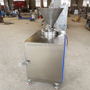 Machine de remplissage et de ligature de saucisses électrique haute capacité pour saucisses russes, avec fonction de dosage de viande - Product Image 4