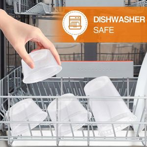Deli Containers <b>Lids</b> (8Oz/16Oz/32Oz) Airtight <b>Microwaveable</b> Freezer Dishwasher Safe Reusable Plastic Storage - Product Image 5