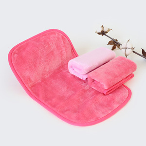 Femmes maquillage en <span class=keywords><strong>microfibre</strong></span> <span class=keywords><strong>tissu</strong></span> étiquette privée démaquillant démaquillage lingette Faciale cosmétique chiffon de nettoyage serviette - Product Image 1