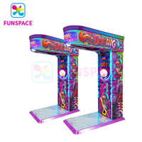 Funspace Kids Máquina de juego de boxeo con monedas Punching Ultimate Punching Arcade Punch Game Boxer Machine para Game Center