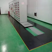 Tapis en caoutchouc isolant haute tension 3KV-50KV SBR, antidérapant et ignifuge pour transformateur de poste de substation