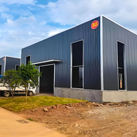 Estructura de Acero Ligero Prefabricada Personalizada, Almacén Moderno, Taller, Edificio Metálico con 5 Años de Garantía