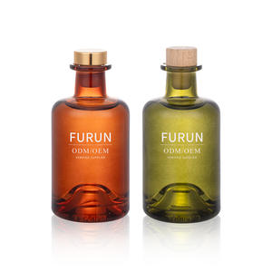 Bouteille d'arôme en gros, <span class=keywords><strong>parfum</strong></span> d'intérieur, 120 ml, bouteille ronde en verre vide pour diffuseur à bâtonnets, faible MOQ avec bâtonnets - Product Image 1