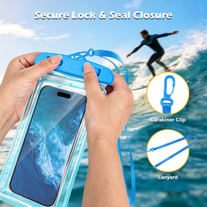 Custodia Universale Impermeabile in PVC Trasparente per <span class=keywords><strong>iPhone</strong></span> e Samsung - Borse per Cellulari - Product Image 6