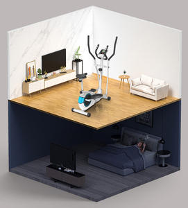 <span class=keywords><strong>Bicicleta</strong></span> de ejercicio aeróbico para interiores, bici de ejercicio fijo, personalizada, giratoria para Fitness familiar - Product Image 4