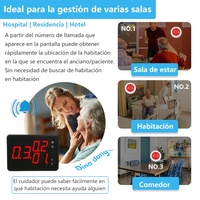 Offre Spéciale : Système d'Appel Sans Fil Ycall K-1000C pour Clients, Portée 100m, Idéal pour Restaurants, Hôpitaux, Cafés, Serveurs, Cliniques, Bars