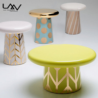 Table basse moderne en céramique à carreaux, Design créatif de luxe, pour salon, hôtel, café