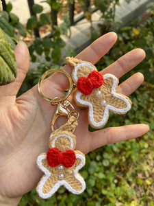 Crochet pain <span class=keywords><strong>d</strong></span>'épice homme <span class=keywords><strong>lapin</strong></span> jouets tricoté plante fruits légumes fleur Animal dessin animé jouets en peluche fil crochet poupée pendentif tricot - Product Image 3
