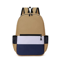 Mochila Escolar de Tela Oxford Impermeable y Ligera para Primaria y Jardín de Niños, con Cierre, Logotipo Personalizado, Diseño de Dos Correas, Venta al Por Mayor