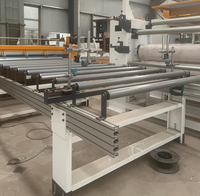 Ligne de production de laminage à chaud PUR, machine automatique de collage de panneaux pour film décoratif et placage bois