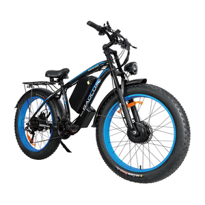 Vélo <span class=keywords><strong>électrique</strong></span> DP-2602 PRO 3000W à double moteur, vélo de neige, batterie au lithium 52V 32Ah, double suspension, 50 km/h - Product Image 1