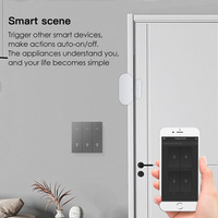 Panneau de commande vocal sans fil WiFi 2,4 GHz pour application Smart Life, version neutre zéro standard UE/Royaume-Uni, interrupteur 10A