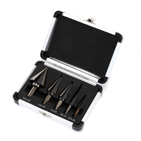 5 pièces M35 Hss Cobalt forets étagés haute Performance 4-32mm poignée hexagonale en acier à grande vitesse tige droite pour une utilisation en plastique