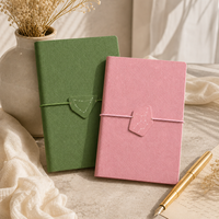 Carnet à feuilles mobiles en cuir PU personnalisé, faible MOQ, logo personnalisé, marque LIUSHUN, 60 feuilles pour les entreprises