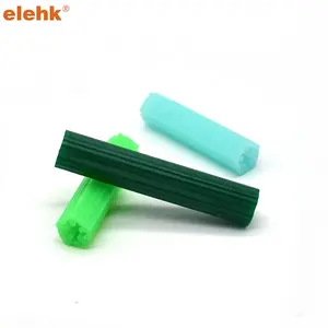 Elehk yeşil duvar vidası fiş yeşil genişleme tüp plastik genişleme tak plastik çapa plastik vida çapalar