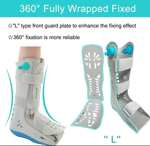 AMAIN ajustable médico neumático pie espuma andador bota estabilizador ortopédico aire CAM andador bota para <span class=keywords><strong>fractura</strong></span> - Product Image 5