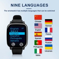 Relojes inalámbricos impermeables para llamar al servicio en restaurantes, cafeterías y hoteles; dos relojes con diez botones