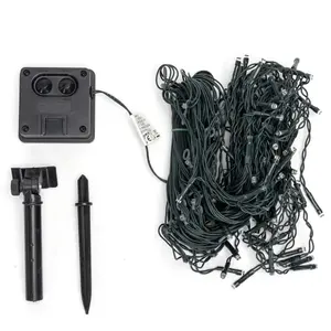 Ghirlanda solare di luci piatte in carbone RGB, +5m, 0,4m; ideale per decorazioni esterne e per creare atmosfere festive. - Product Image 3