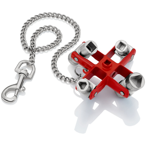 KNIPEX 00 11 06 กุญแจอเนกประสงค์สำหรับตู้ควบคุมและสวิตช์เกียร์สำหรับระบบล็อคทั่วไปทั่วไป 96 มม. - Product Image 2