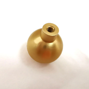 引き出し家具キャビネットボールノブ亜鉛真鍮金仕上げドアプルノブ - Product Image 3