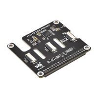 Placa Adaptadora PCIe FFC de 2 Canales Waveshare para Raspberry Pi 5 con Montaje Superficial, Permite Apilar Múltiples HATs PCIe