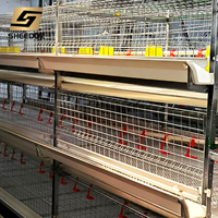 Nouvelle cage d'élevage automatique de type H pour l'élevage, en acier galvanisé, multifonctionnelle, pour poules pondeuses et poulets de chair