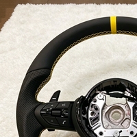Volant pour BMW F30 F10 E90 F32 F36 M340i E39 F22 F11 540i E87 F82 M3 M5 E70 M4 Cuir Fibre de carbone F80 F82 F87 M Sport